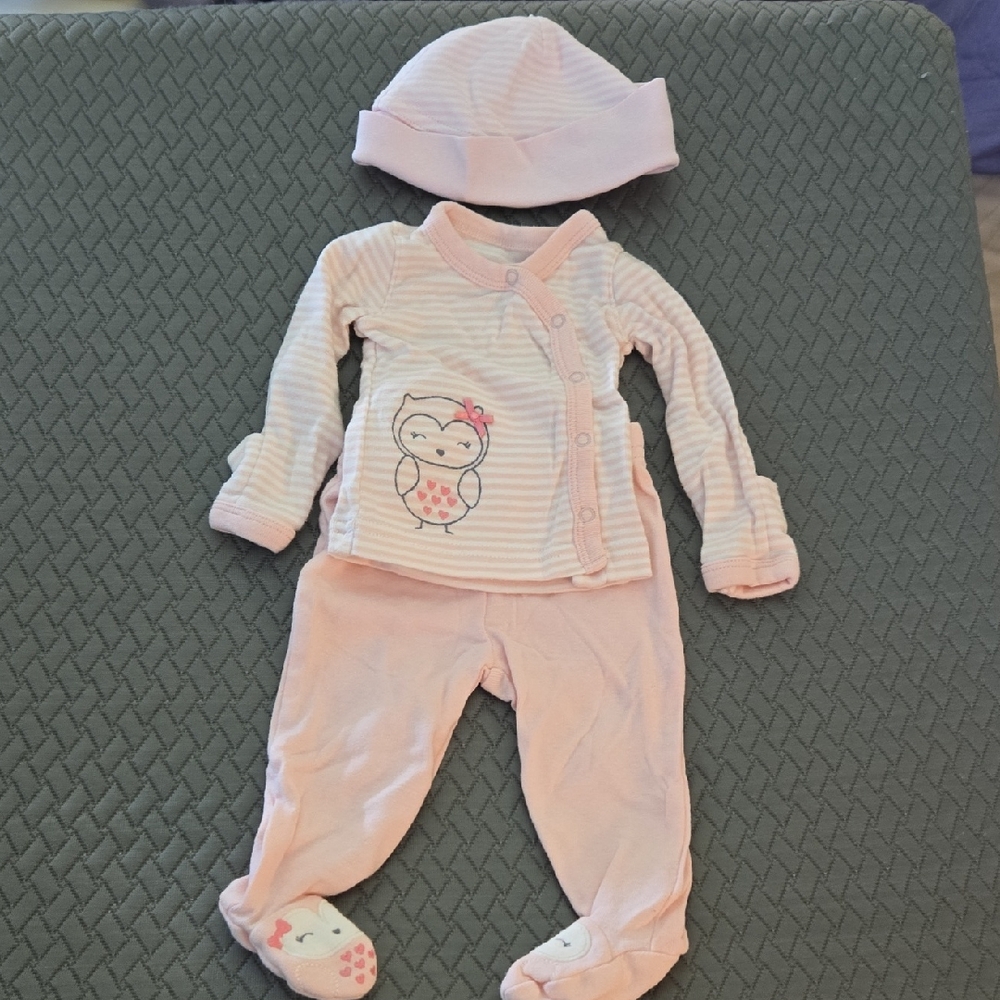 SALE! Carter's Pink Newborn Sleepwear Set
